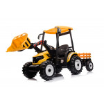 Elektrické autíčko Traktor MEGA D68 24V - žlté
